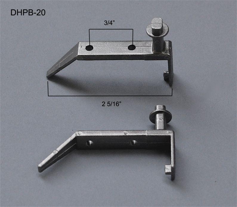 Double Hung - Pivot Bars &amp; Pivot Bar Housings - Two Holes - DHPB-20