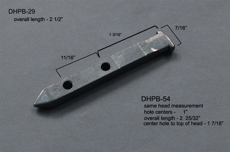 Double Hung - Pivot Bars &amp; Pivot Bar Housings - Two Holes - DHPB-29 &amp; DHPB-54