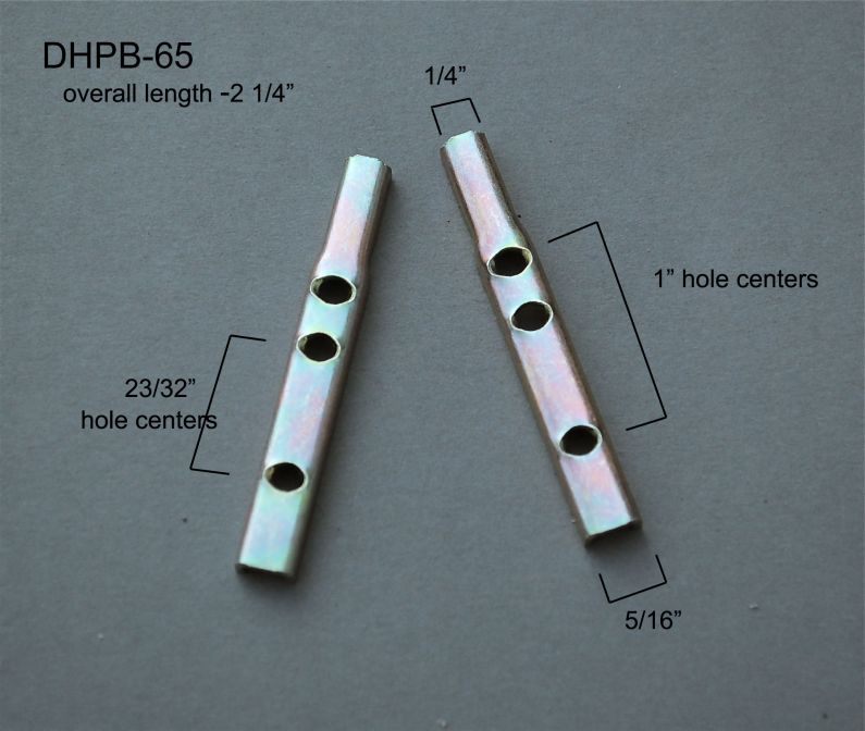 Double Hung - Pivot Bars &amp; Pivot Bar Housings - Three Holes - DHPB-65